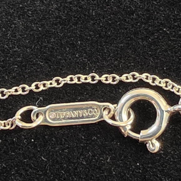 Tiffany & Co. Sterling Silver Vintage Lariat Necklace. 16" EUC. Full Inclusion - Picture 4 of 12